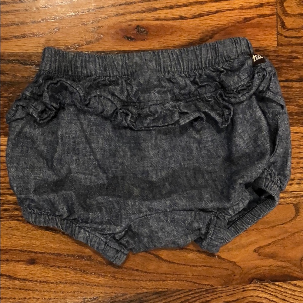 Tea Collection Chambray Ruffle Bloomers, 18-24 M